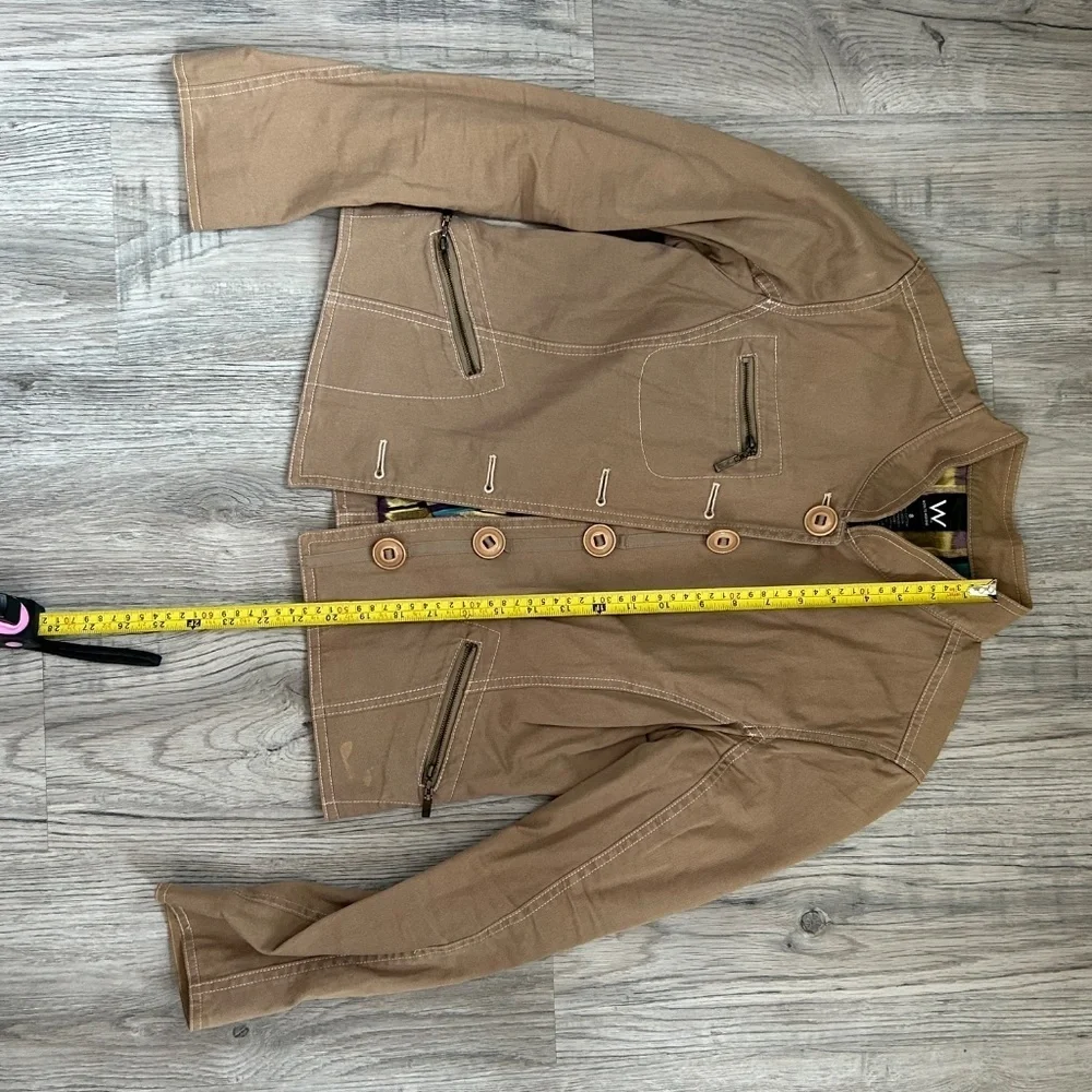 Work‎ to Weekend Cropped Jacket w/ Buttons Sz 8